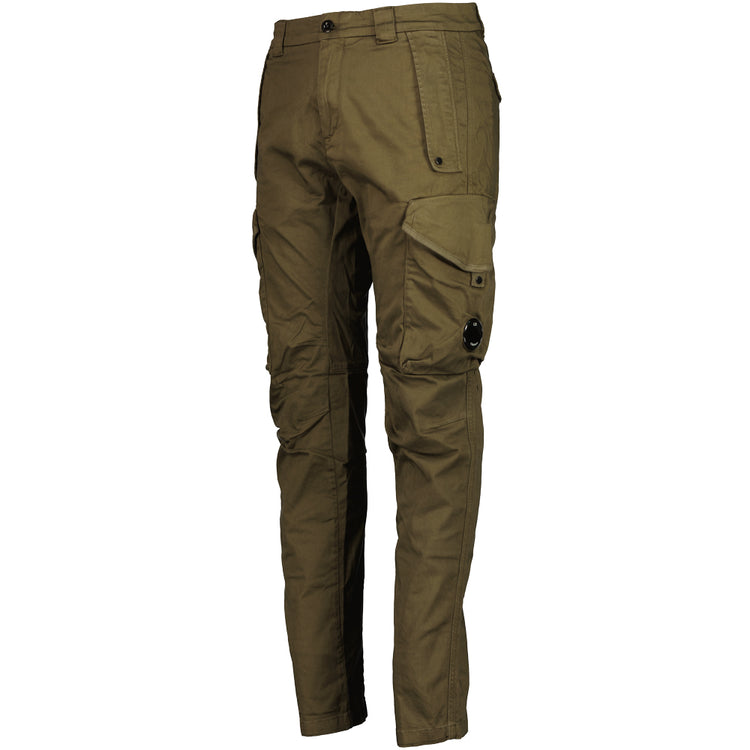 Stretch Satin Lens Cargo Pants