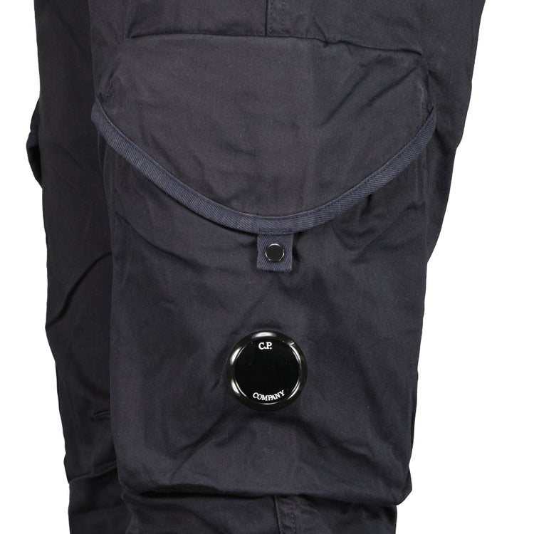 Stretch Satin Lens Cargo Pants