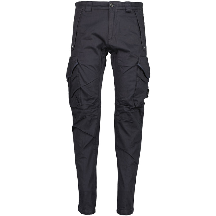 Stretch Satin Lens Cargo Pants