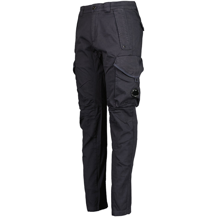 Stretch Satin Lens Cargo Pants