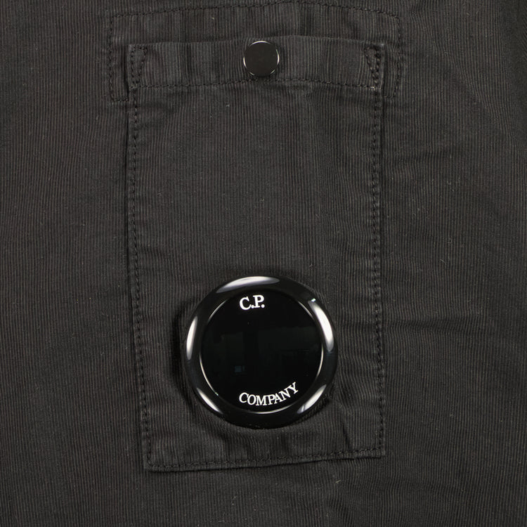 Ottoman Zip Up Lens Overshirt