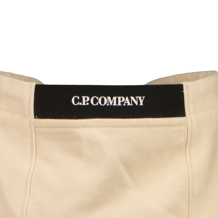 Diagonal Raised Fleece Lens Hoodie