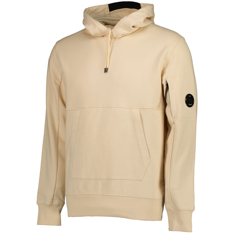 Diagonal Raised Fleece Lens Hoodie