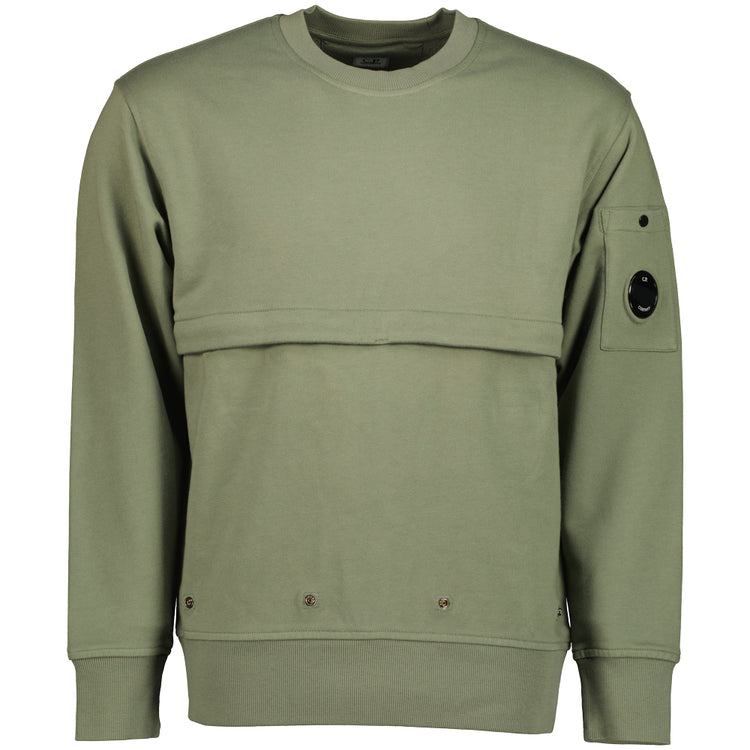 Crewneck Lens Utility Sweatshirt - Casual Basement