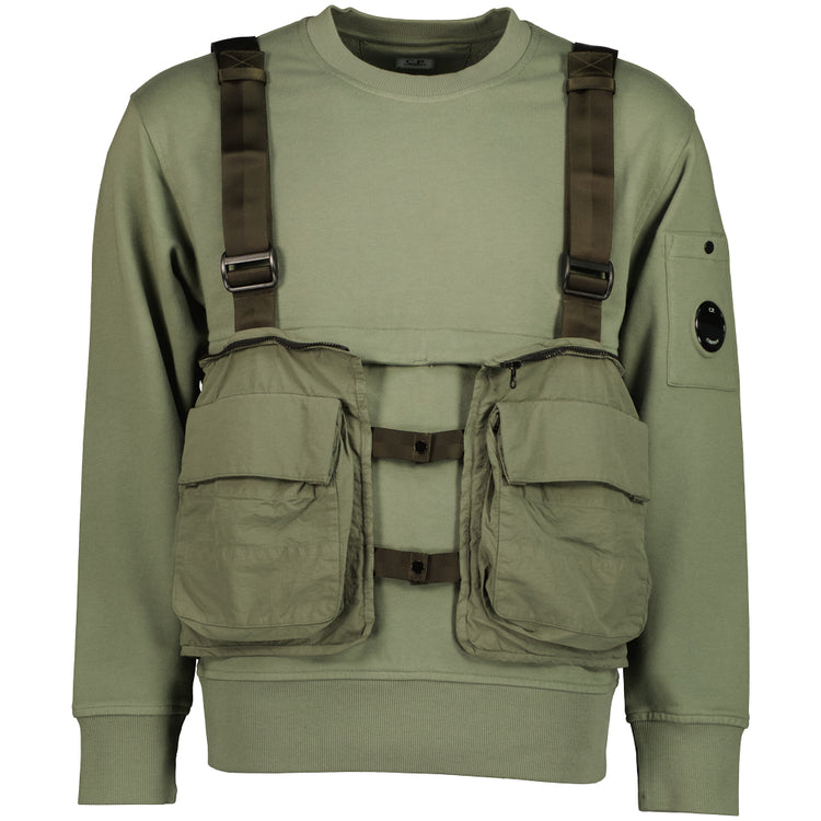 Crewneck Lens Utility Sweatshirt - Casual Basement