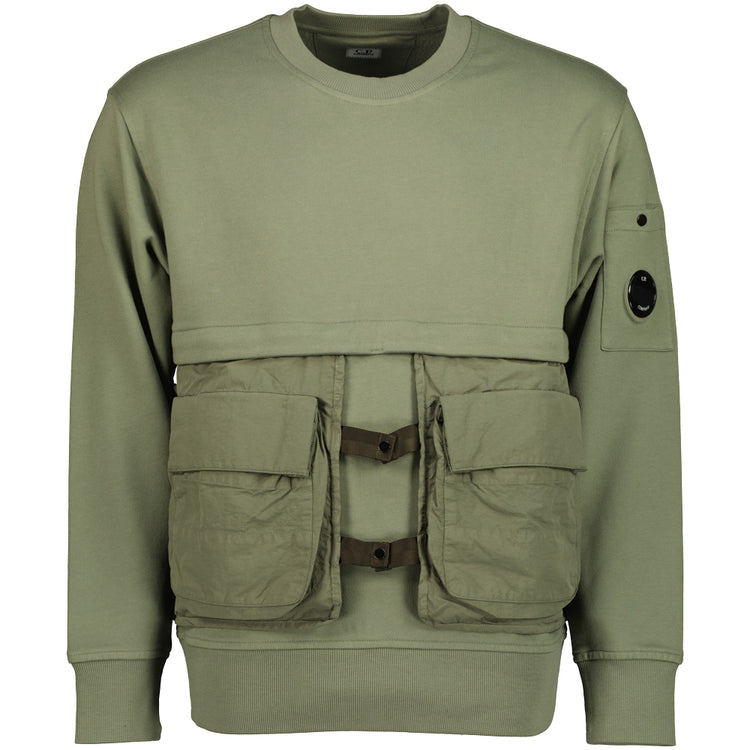 Crewneck Lens Utility Sweatshirt - Casual Basement