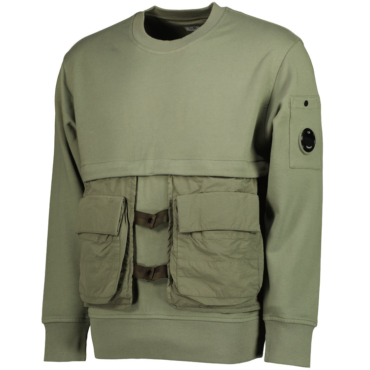 Crewneck Lens Utility Sweatshirt - Casual Basement