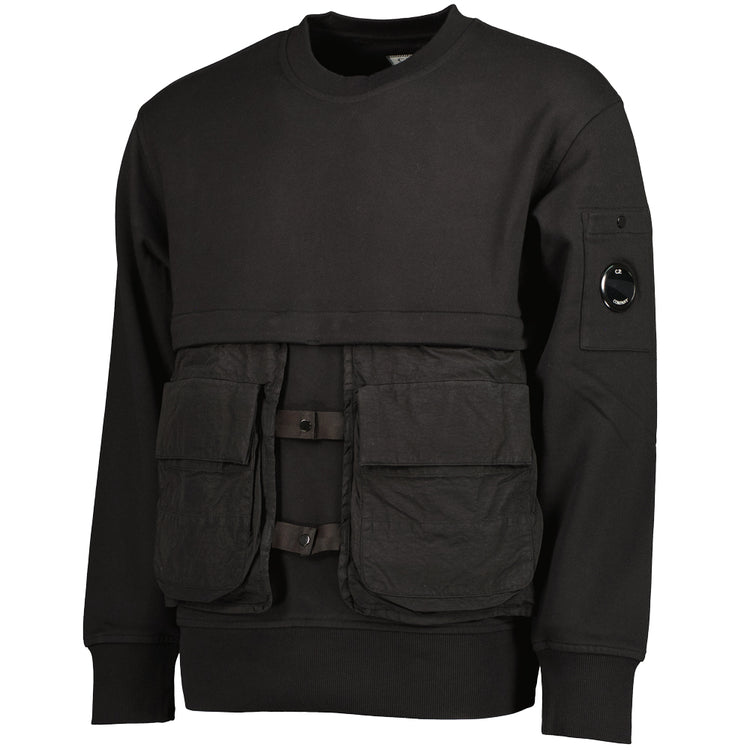 Crewneck Lens Utility Sweatshirt - Casual Basement