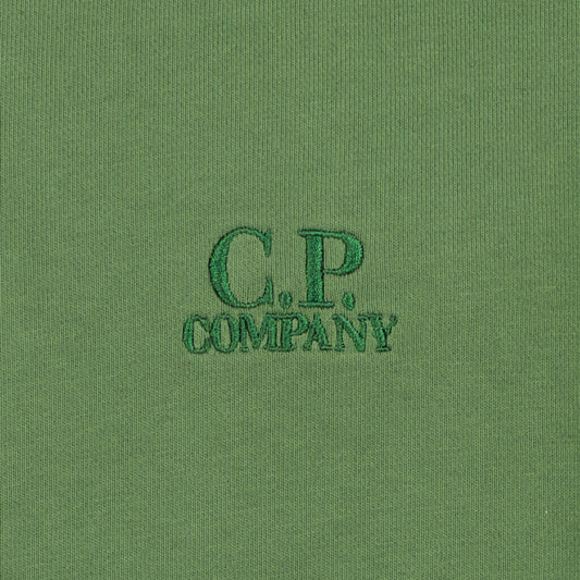 Diagonal Fleece Resist Dyed Logo Sweat - Casual Basement