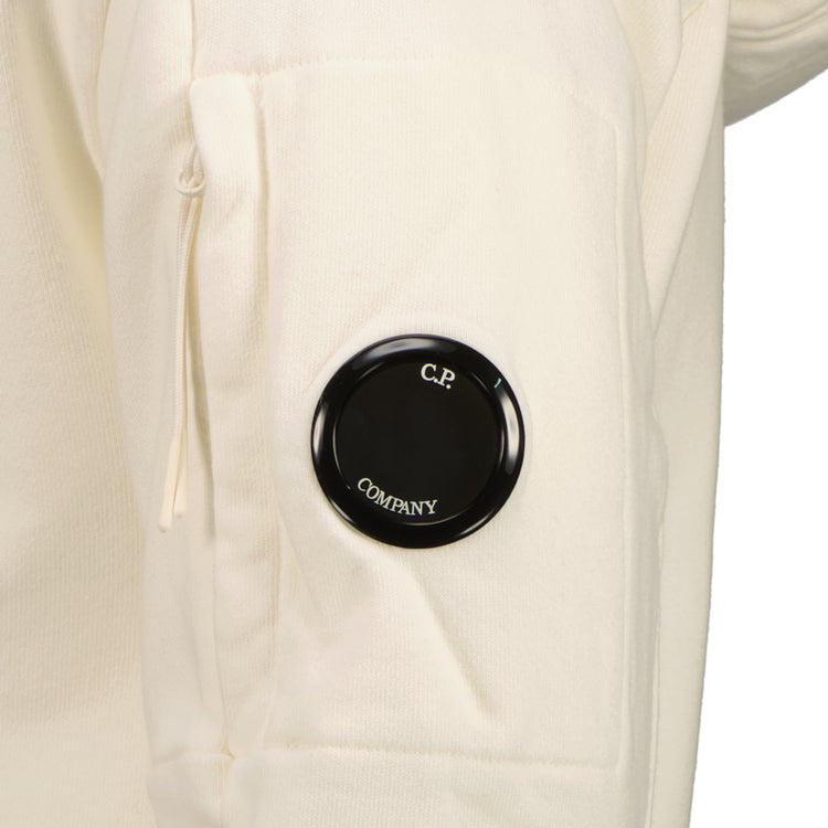 Diagonal Raised Fleece Lens Zip Hoodie - Casual Basement