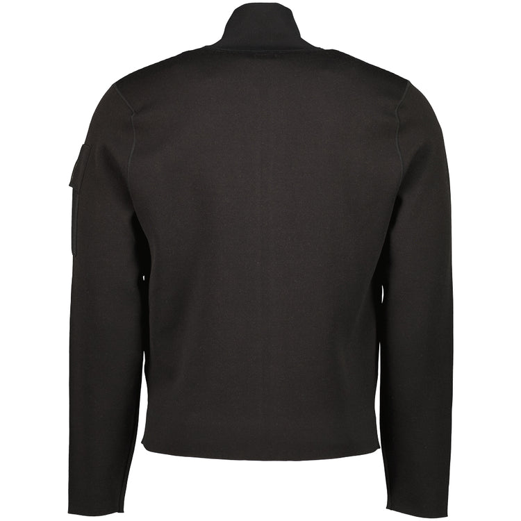 Metropolis Cotton/Nylon Zipped Cardigan - Casual Basement