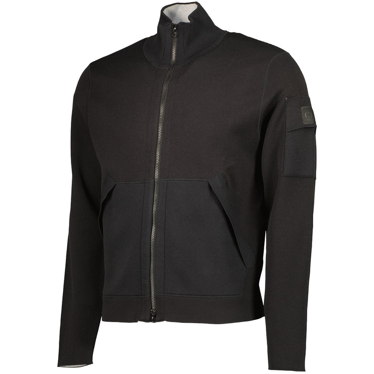 Metropolis Cotton/Nylon Zipped Cardigan - Casual Basement