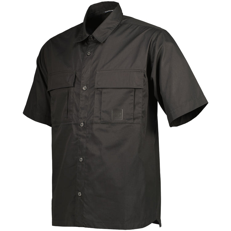 Metropolis Short Sleeve Gabardine Shirt - Casual Basement