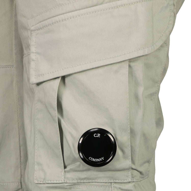 Satin Stretch Lens Cargo Shorts - Casual Basement