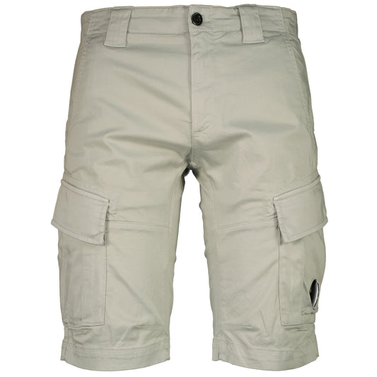 Satin Stretch Lens Cargo Shorts - Casual Basement