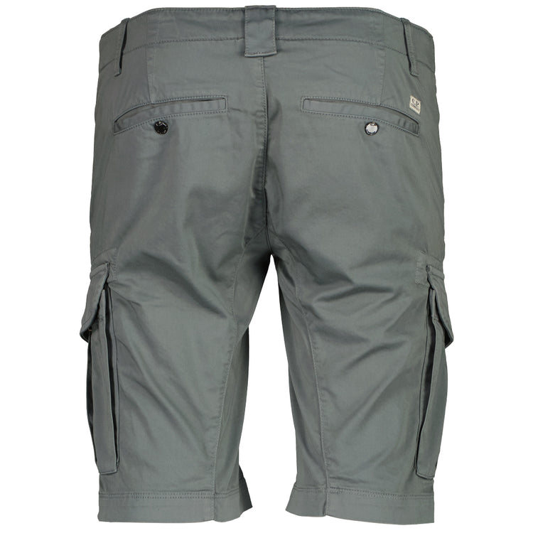 Satin Stretch Lens Cargo Shorts - Casual Basement