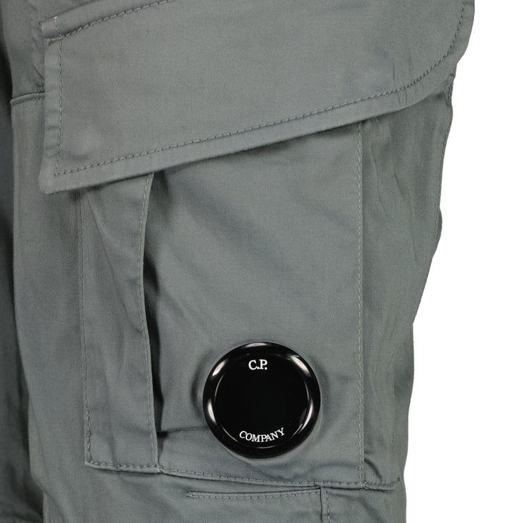 Satin Stretch Lens Cargo Shorts - Casual Basement