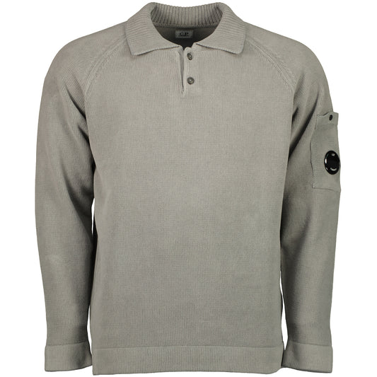 Chenille Polo Collar Lens Knit - Casual Basement