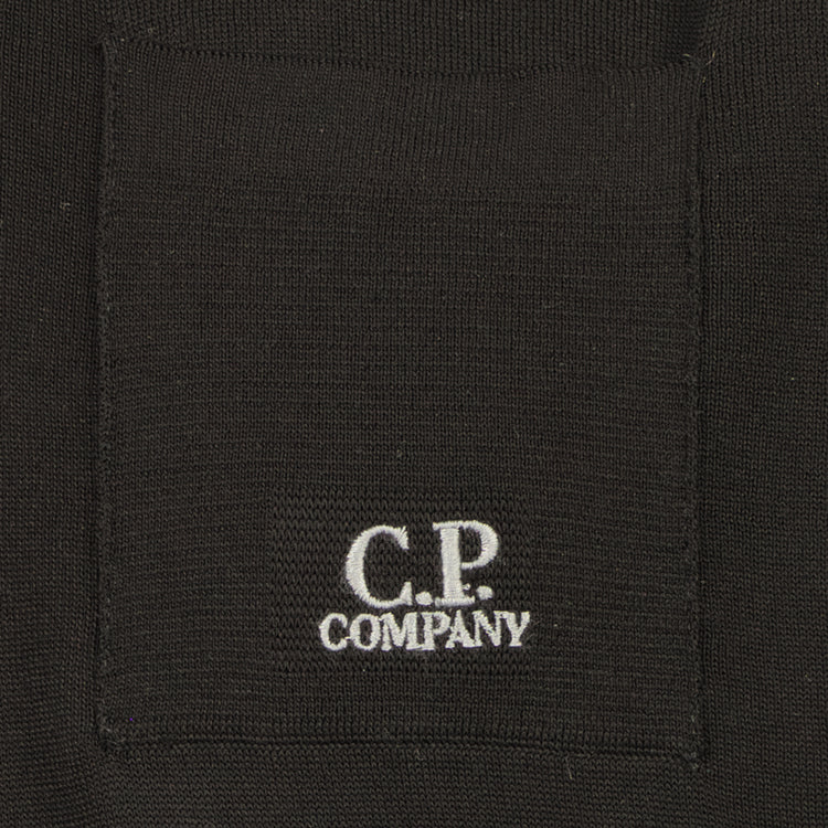 Knitted Pocket Logo Polo - Casual Basement