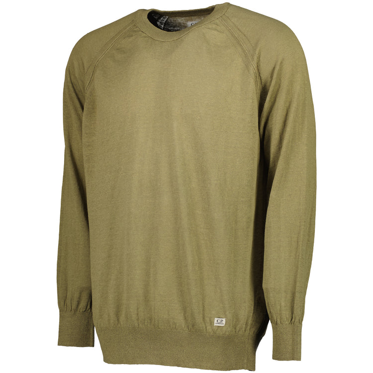 Linen Crewneck Jumper - Casual Basement