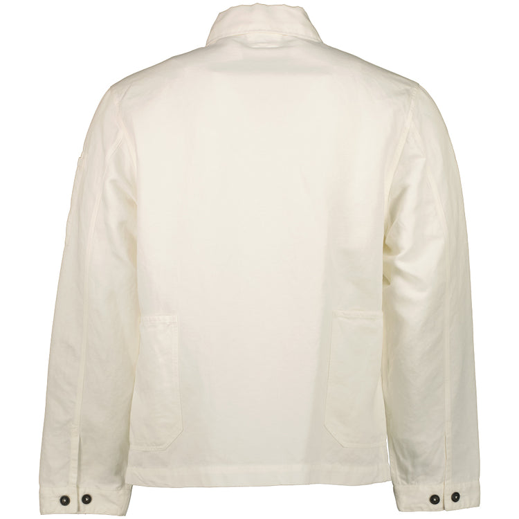 Cotton/Linen Lens Overshirt - Casual Basement