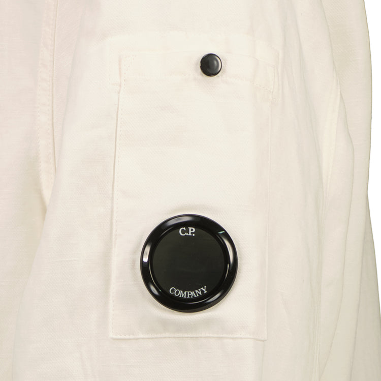 Cotton/Linen Lens Overshirt - Casual Basement