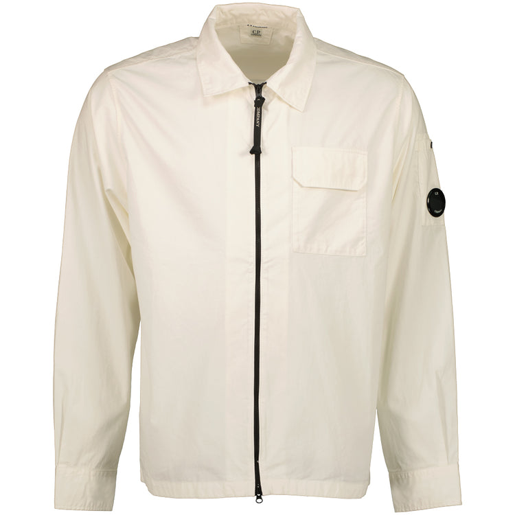 Gabardine Zip Up Lens Overshirt - Casual Basement