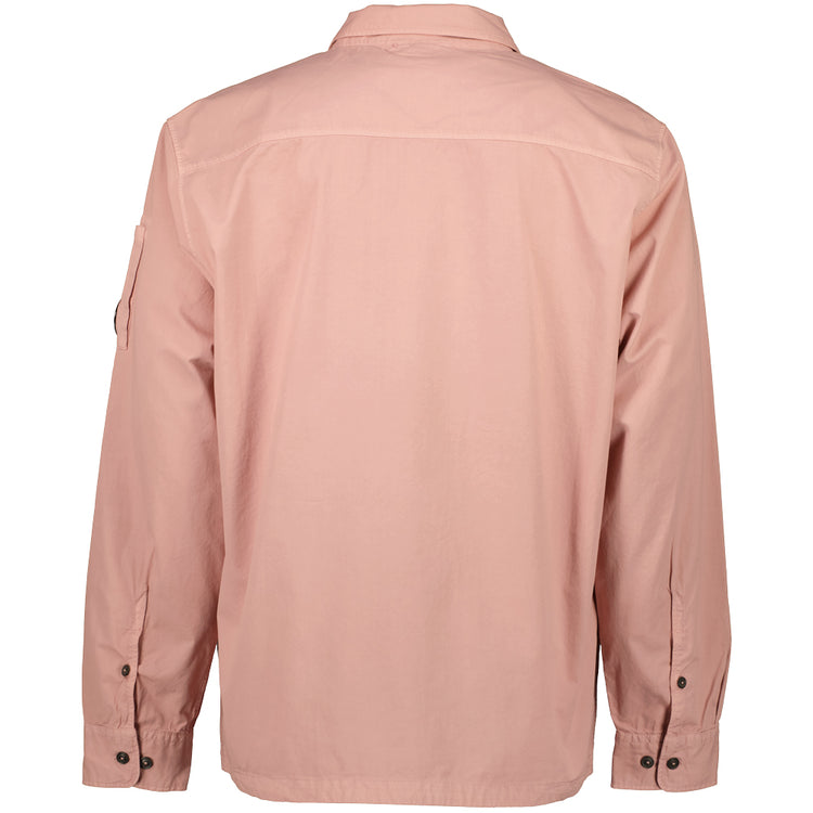 Gabardine Zip Up Lens Overshirt - Casual Basement
