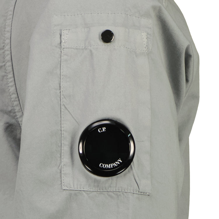 Gabardine Zip Up Lens Overshirt - Casual Basement