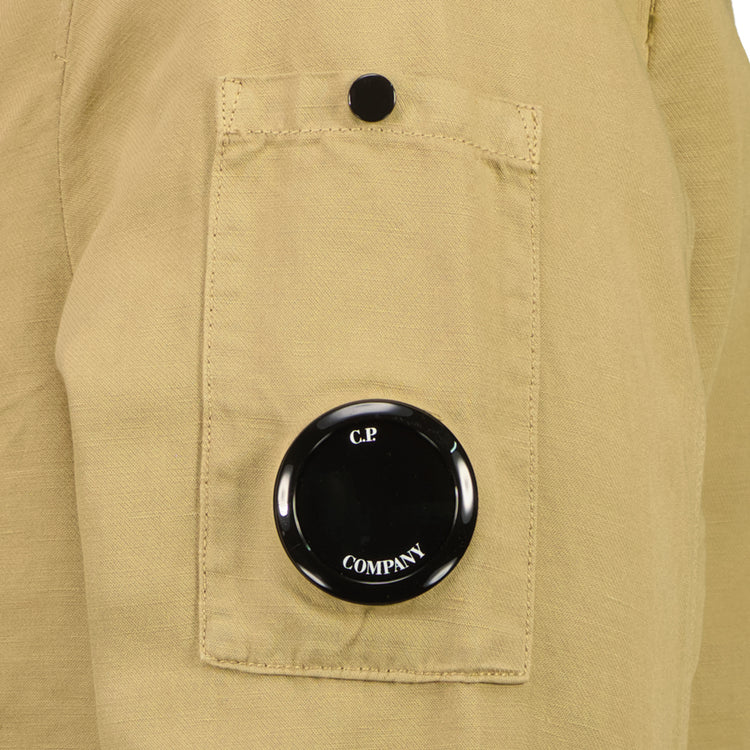 Cotton/Linen Lens Overshirt - Casual Basement