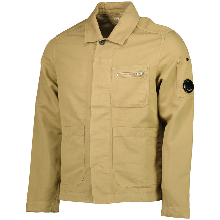 Cotton/Linen Lens Overshirt - Casual Basement