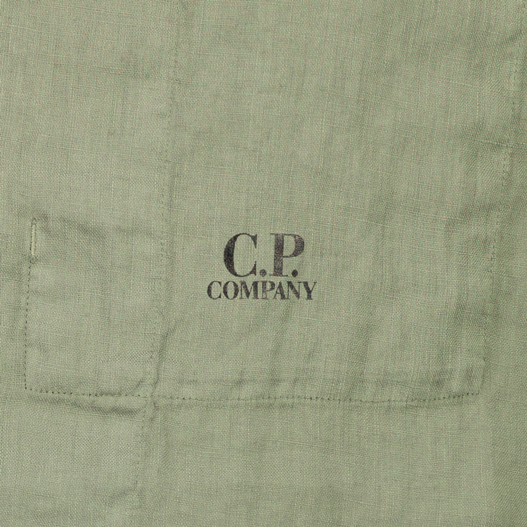 Long Sleeve Linen Overshirt - Casual Basement