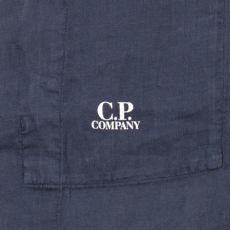 Long Sleeve Linen Overshirt - Casual Basement