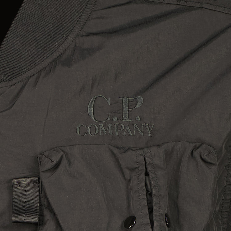Chrome-R Multi-Pocket Bomber Jacket - Casual Basement