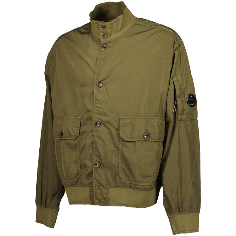 Chrome-R Lens Bomber Jacket - Casual Basement