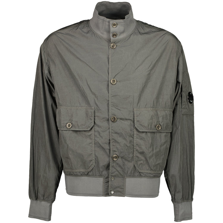 Chrome-R Lens Bomber Jacket - Casual Basement