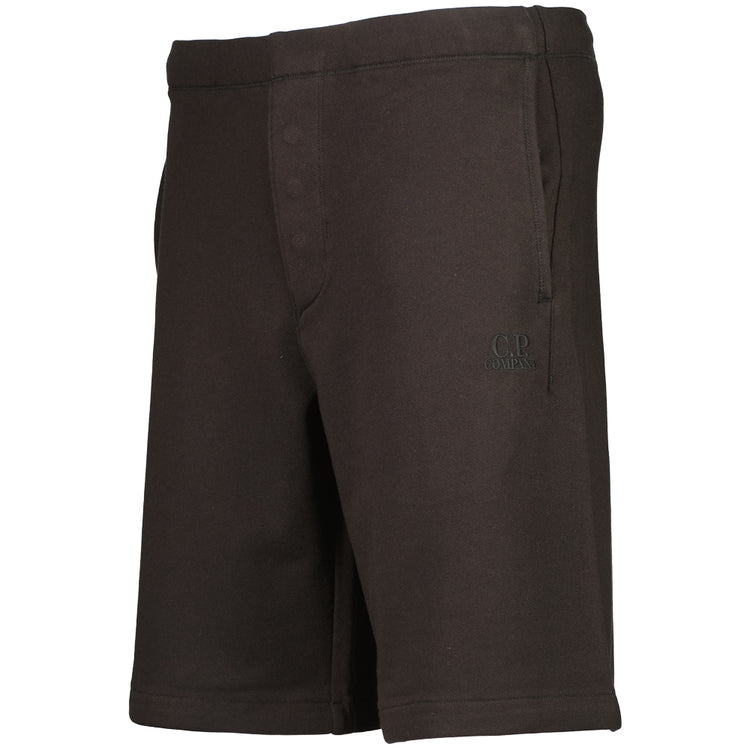 Diagonal Raised Fleece Logo Bermudas - Casual Basement
