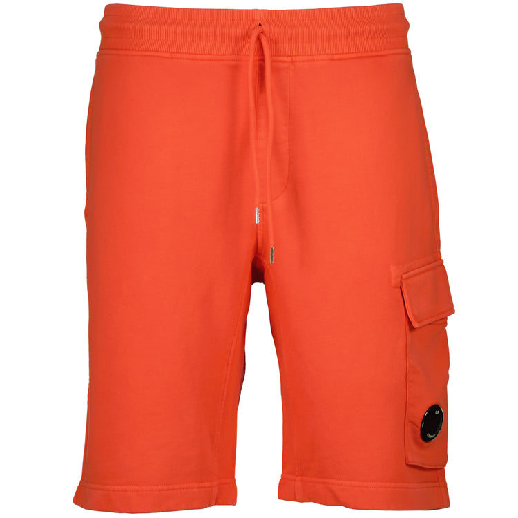 Cotton Diagonal Fleece Resist Dyed Lens Bermudas - Casual Basement