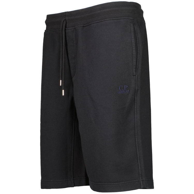 Cotton Diagonal Fleece Logo Bermudas - Casual Basement