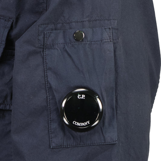 Gabardine Half Zip Lens Overshirt - Casual Basement