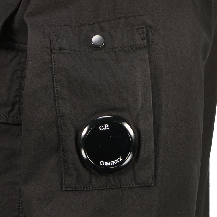 Gabardine Half Zip Lens Overshirt - Casual Basement