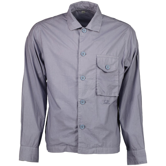 Popeline Embroidered Logo Shirt - Casual Basement