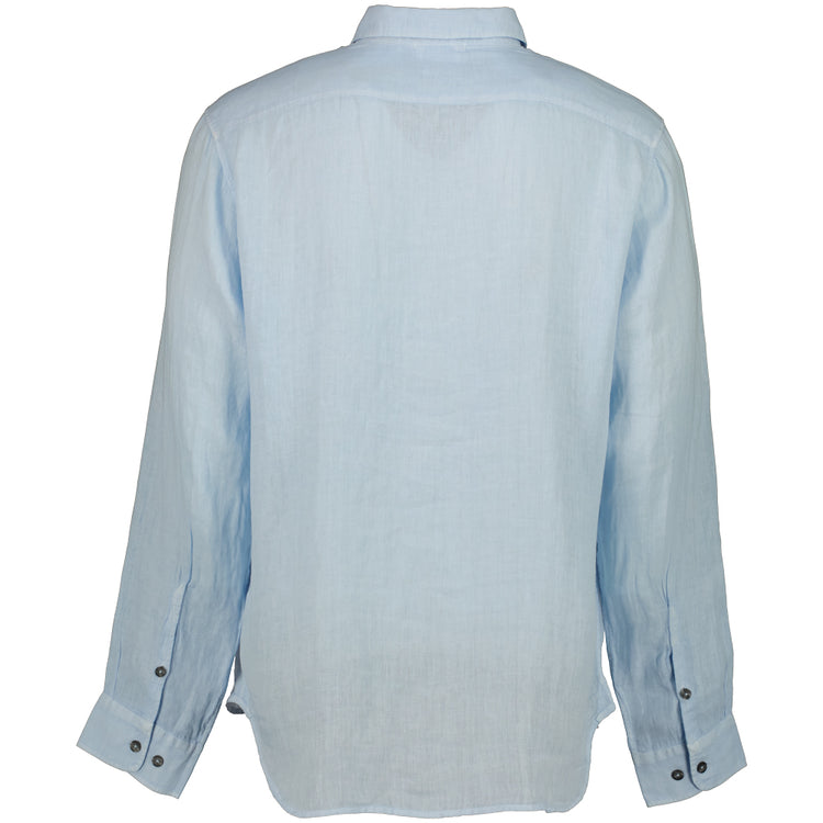 Long Sleeve Linen Overshirt - Casual Basement