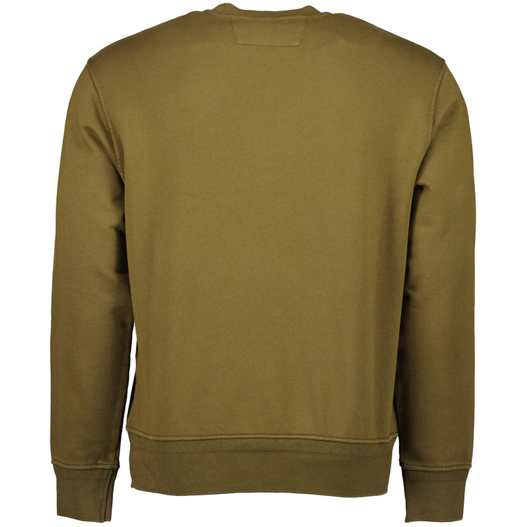 Diagonal Fleece Logo Sweatshirt - Casual Basement