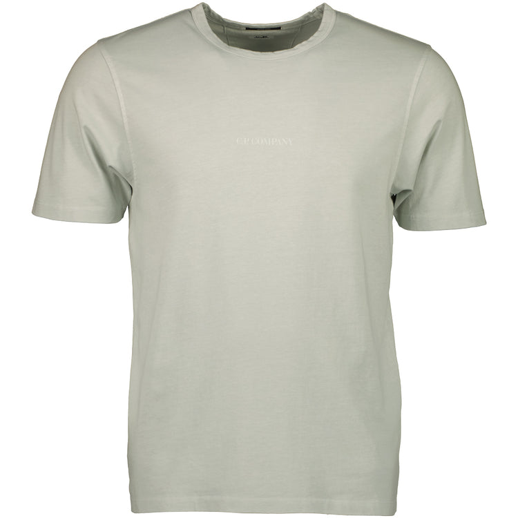 Resist Dyed Logo Print T-Shirt - Casual Basement