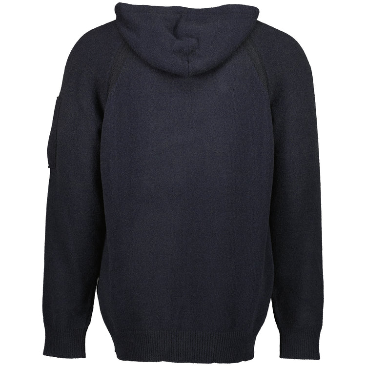 Fleece Knit Lens Hoodie