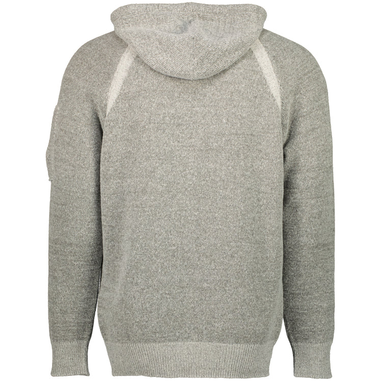 Fleece Knit Lens Hoodie