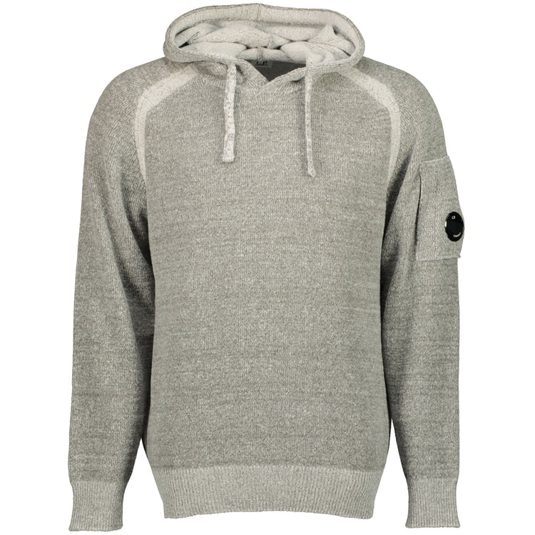 Fleece Knit Lens Hoodie