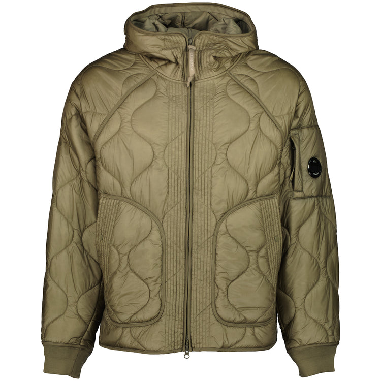 Quilted Liner Hooded Lens Jacket - Casual Basement