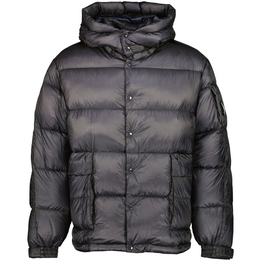 D.D. Shell Hooded Lens Down Jacket